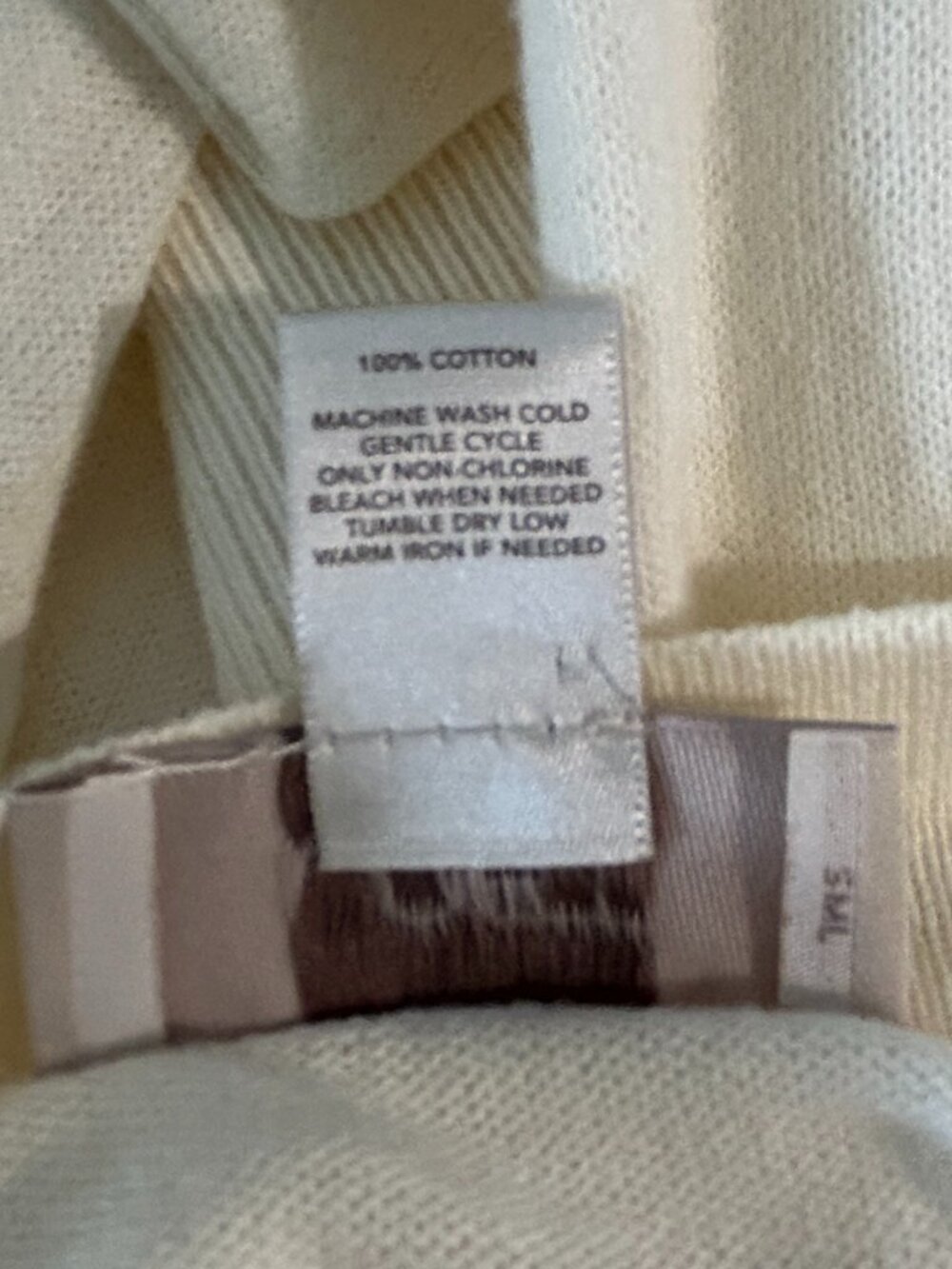 Womens Loft Outlet Cardigan Open Cropped Cream Size XS Extra Small - Picture 5 of 5